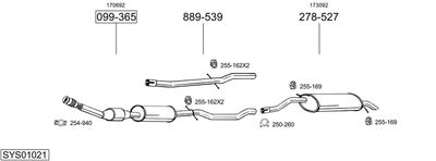 BOSAL SYS01021
