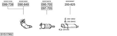 BOSAL SYS17962