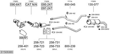 BOSAL SYS09369
