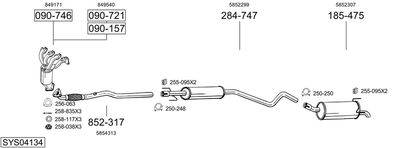 BOSAL SYS04134