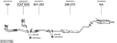 BOSAL SYS11758