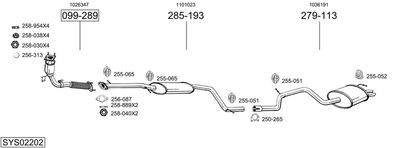BOSAL SYS02202