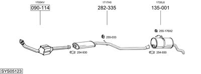 BOSAL SYS05123