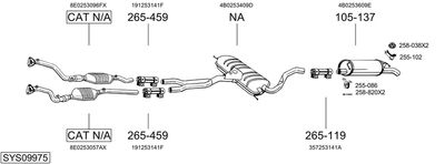 BOSAL SYS09975