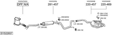 BOSAL SYS22657