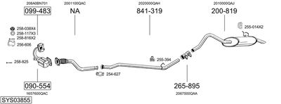 BOSAL SYS03855