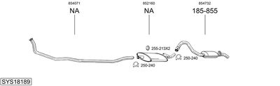 BOSAL SYS18189