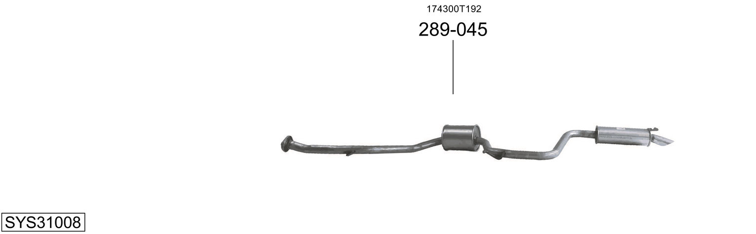 BOSAL SYS31008 BOSAL SYS31008