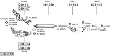 BOSAL SYS02091 BOSAL SYS02091
