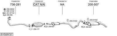 BOSAL SYS20727