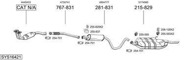 BOSAL SYS16421