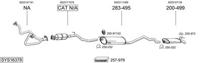 BOSAL SYS16378 BOSAL SYS16378