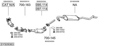BOSAL SYS09363