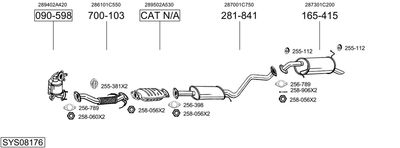 BOSAL SYS08176