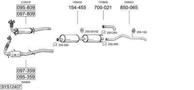 BOSAL SYS12407