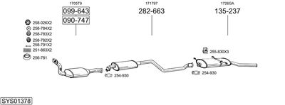 BOSAL SYS01378