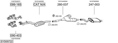 BOSAL SYS00722