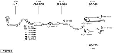 BOSAL SYS11920