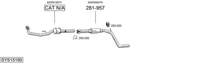 BOSAL SYS15190 BOSAL SYS15190