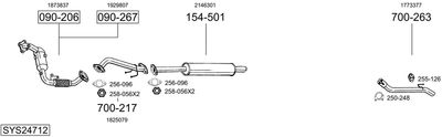 BOSAL SYS24712 BOSAL SYS24712