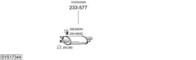 BOSAL SYS17344