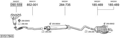 BOSAL SYS17843 BOSAL SYS17843