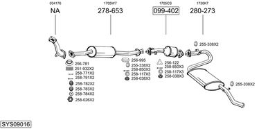 BOSAL SYS09016