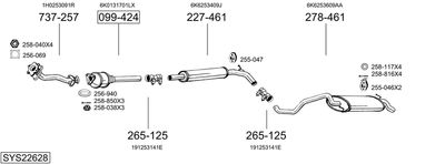 BOSAL SYS22628