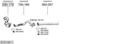 BOSAL SYS14911