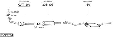 BOSAL SYS07614 BOSAL SYS07614