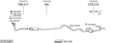 BOSAL SYS10467