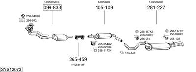 BOSAL SYS12073