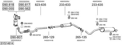 BOSAL SYS14614