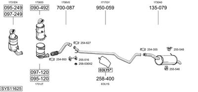 BOSAL SYS11625