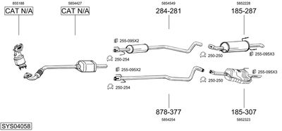 BOSAL SYS04058