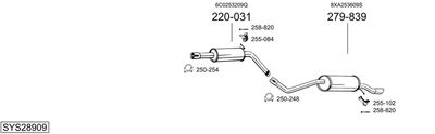 BOSAL SYS28909 BOSAL SYS28909