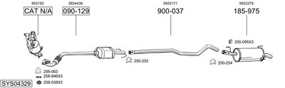 BOSAL SYS04329 BOSAL SYS04329