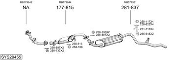 BOSAL SYS20455