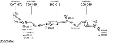 BOSAL SYS05320 BOSAL SYS05320