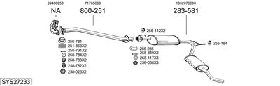 BOSAL SYS27233 BOSAL SYS27233