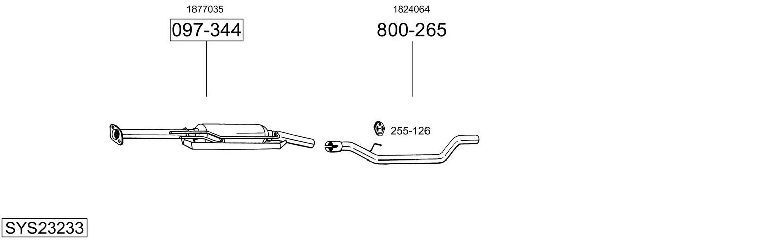 BOSAL SYS23233