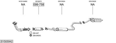 BOSAL SYS05942