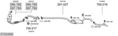 BOSAL SYS24696 BOSAL SYS24696