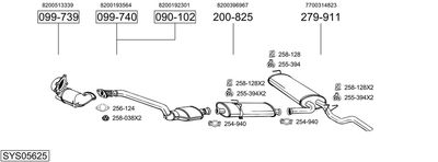 BOSAL SYS05625
