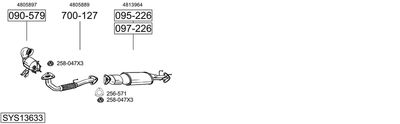 BOSAL SYS13633 BOSAL SYS13633