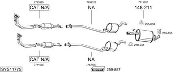 BOSAL SYS11775