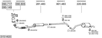 BOSAL SYS14620
