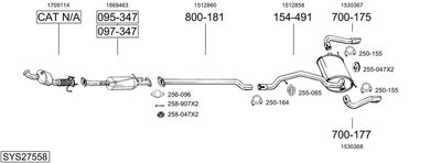 BOSAL SYS27558