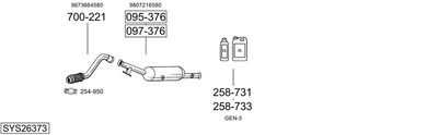 BOSAL SYS26373