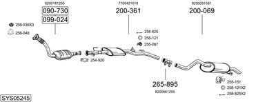 BOSAL SYS05245